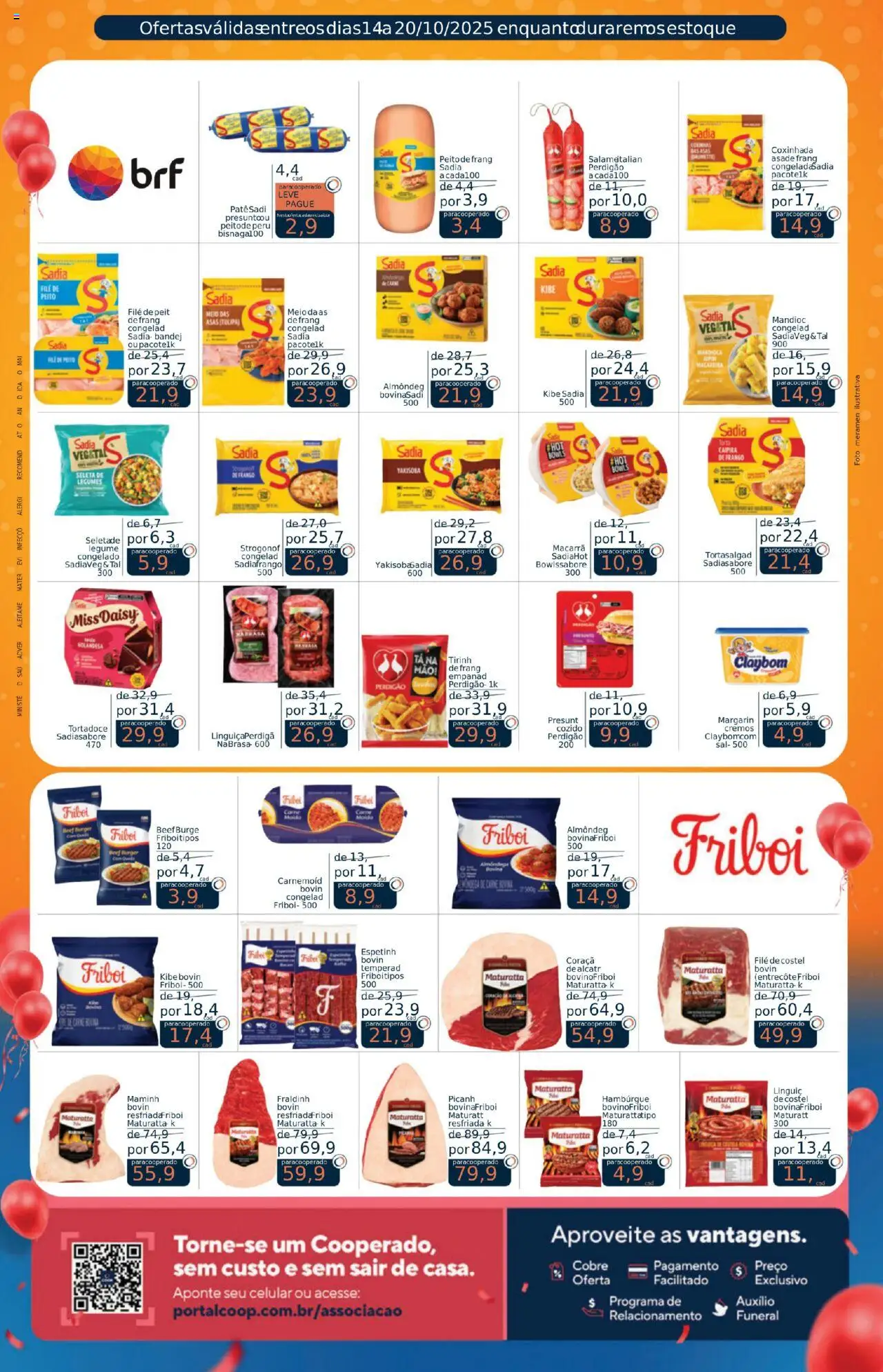 Coop Folheto - válido de 14.10.2025 | Página: 5 | Produtos: Celular, Mandioca, Sal, Frango