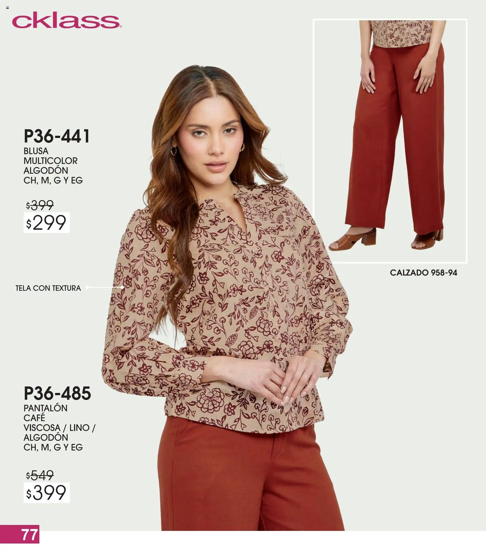 Nuevas ofertas de Cklass válidas en toda la República Mexicana desde el 13.02.2026. ¡Encuentra las mejores ofertas en Cklass catálogo Especial Fashionline! | Página: 78 | Productos: Blusa, Café, Algodón