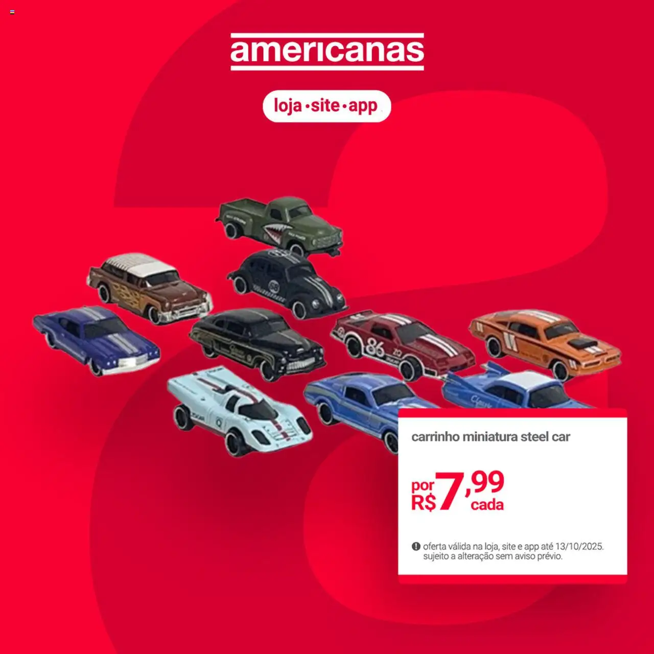 Lojas Americanas Folheto - válido de 01.10.2025 | Página: 3 | Produtos: Carrinho