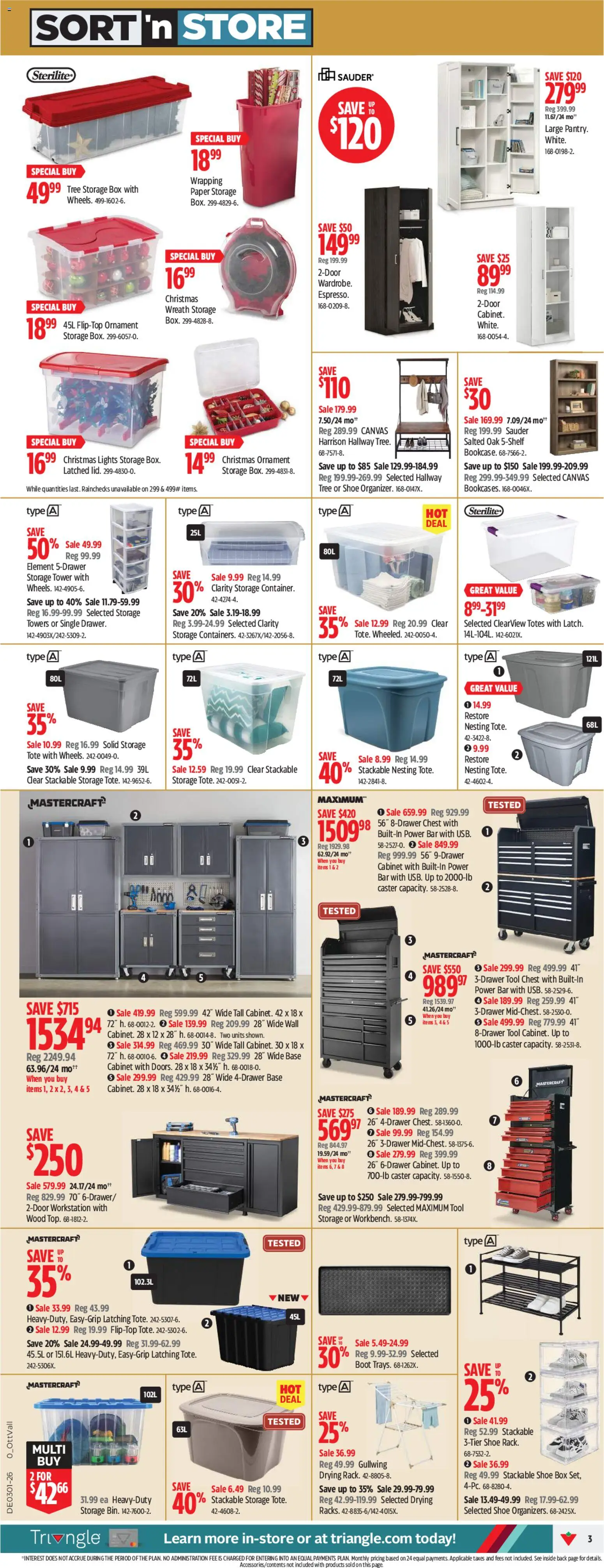 Canadian Tire flyer valid from 01.01.2026 | Page: 3