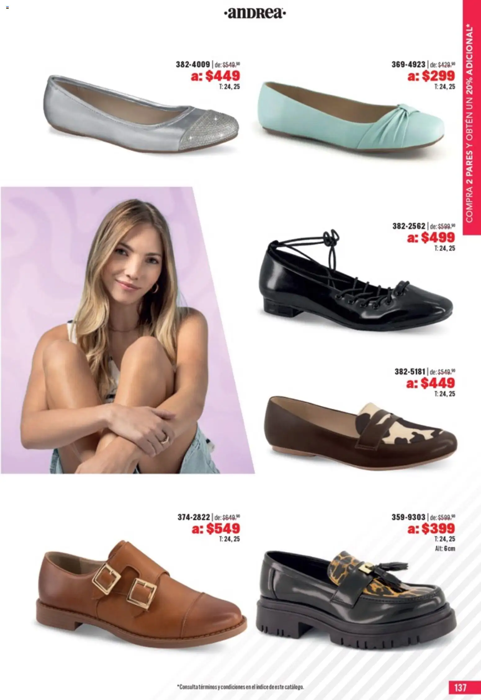 Nuevas ofertas de Andrea válidas en toda la República Mexicana desde el 05.04.2026. ¡Encuentra las mejores ofertas en Andrea catálogo Outlet! | Página: 137