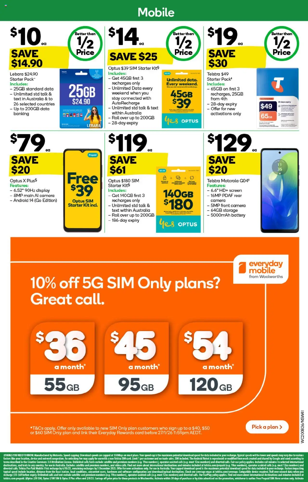 Woolworths catalogue - valid from 20.08.2025 | Page: 41 | Products: Kits, Cap, Robot, Mobile