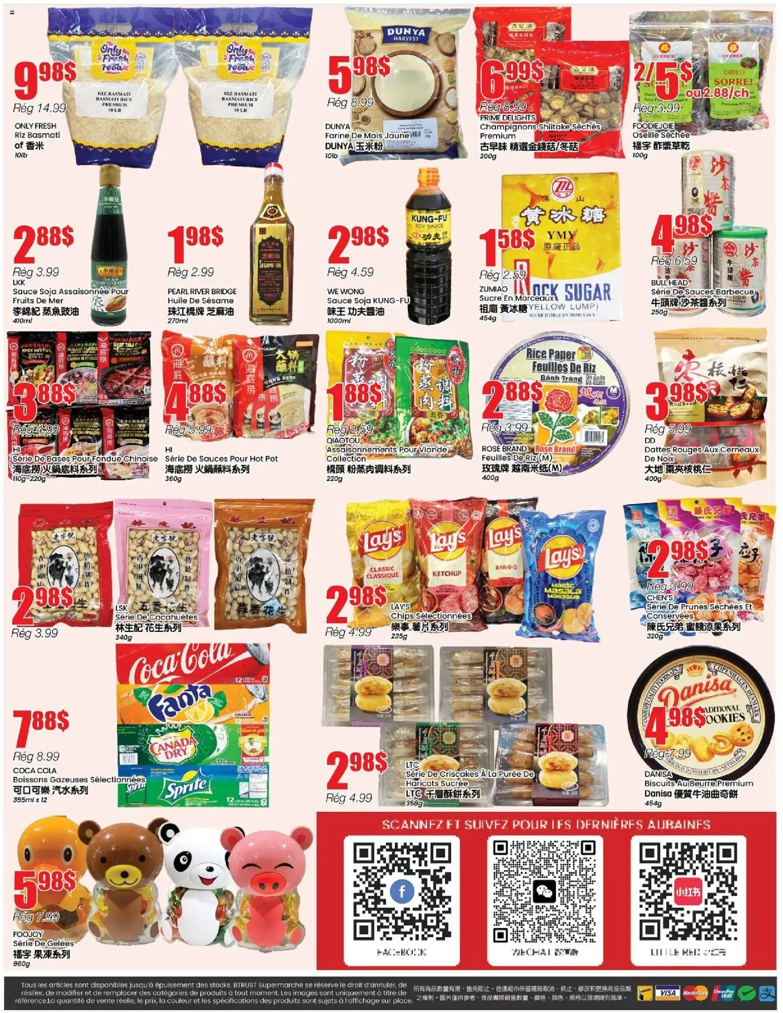Btrust Supermarket flyer valid from 19.02.2026 | Page: 4 | Products: Rice, Beef, Chips, Ketchup