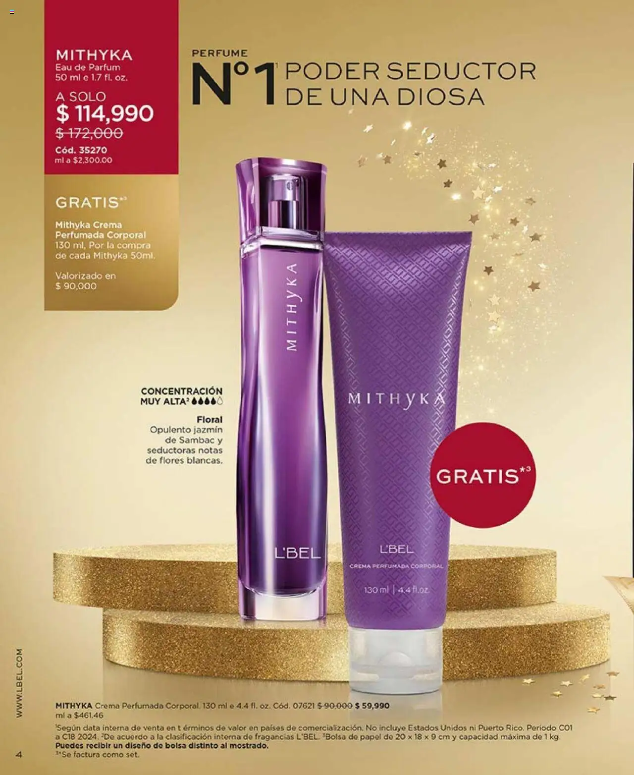 L'Bel revista - valida desde el 14.10.2025 | Página: 4 | Productos: Crema, Bolsa, Perfume