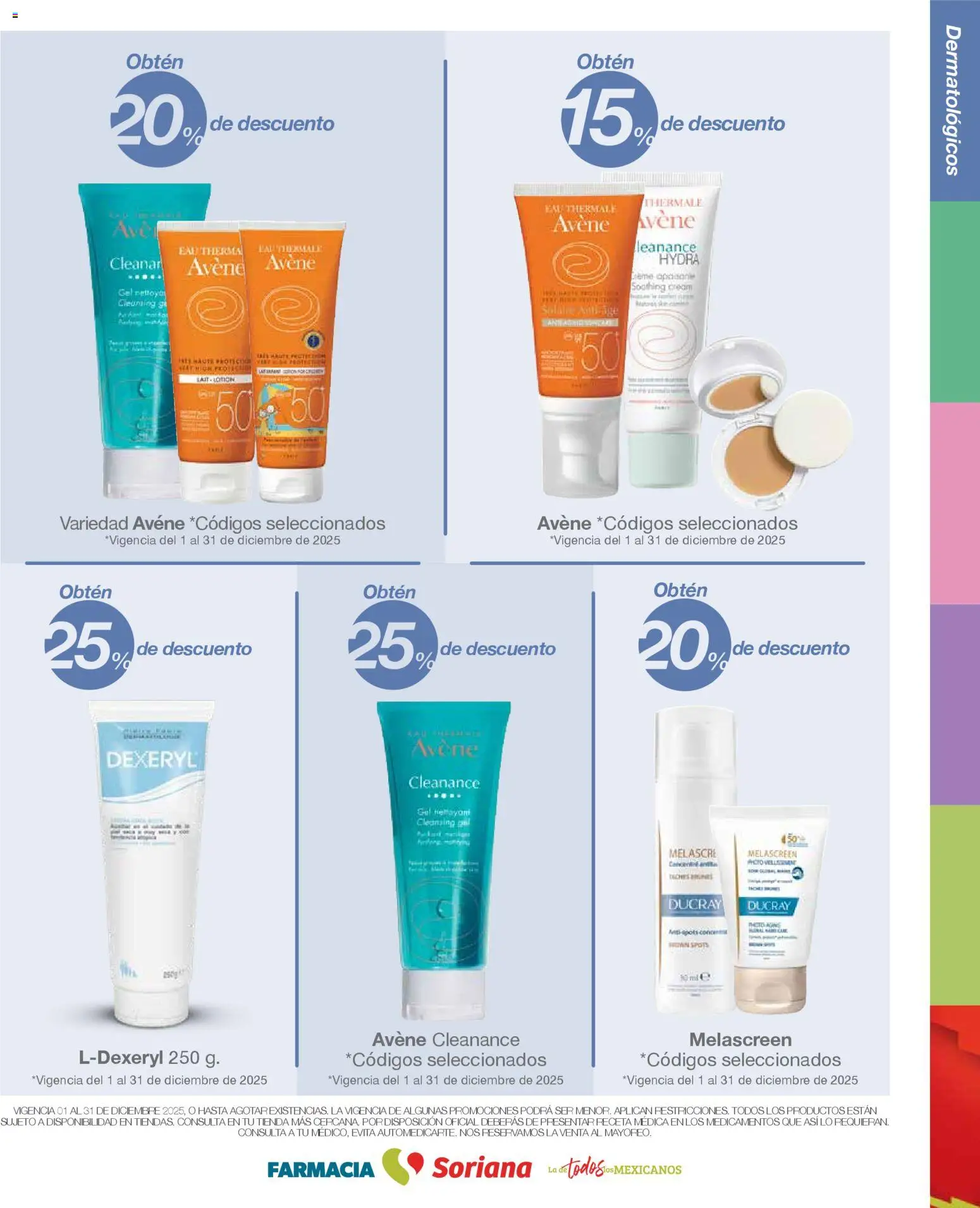 Nuevas ofertas de Soriana válidas en toda la República Mexicana desde el 01.12.2025. ¡Encuentra las mejores ofertas en Soriana - Folleto Farmacia Soriana Diciembre Mercado Nacional! | Página: 12