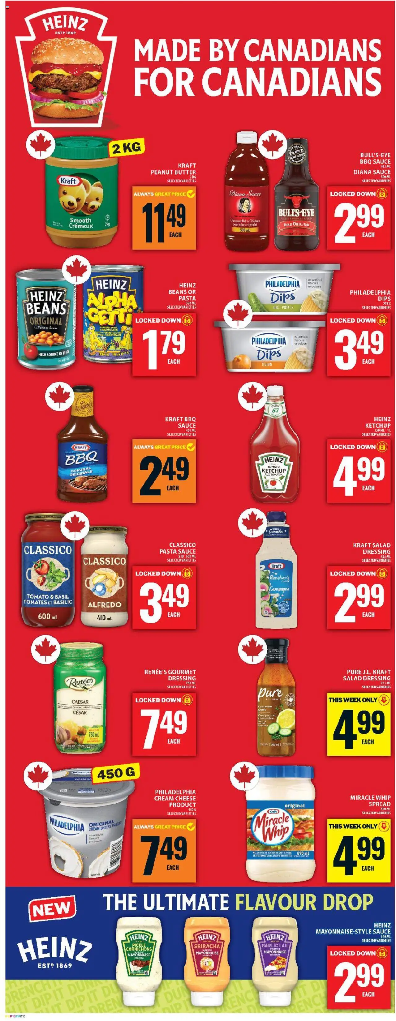 Food Basics flyer valid from 31.07.2025 | Page: 20 | Products: Pasta, Ketchup, Salad, Cheese