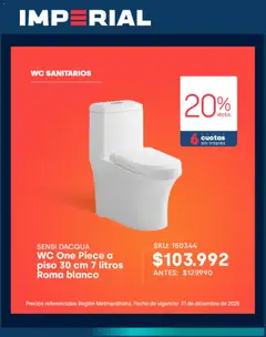 Imperial ofertas  válido desde el 11.12.2025 | Página: 2 | Productos: Wc