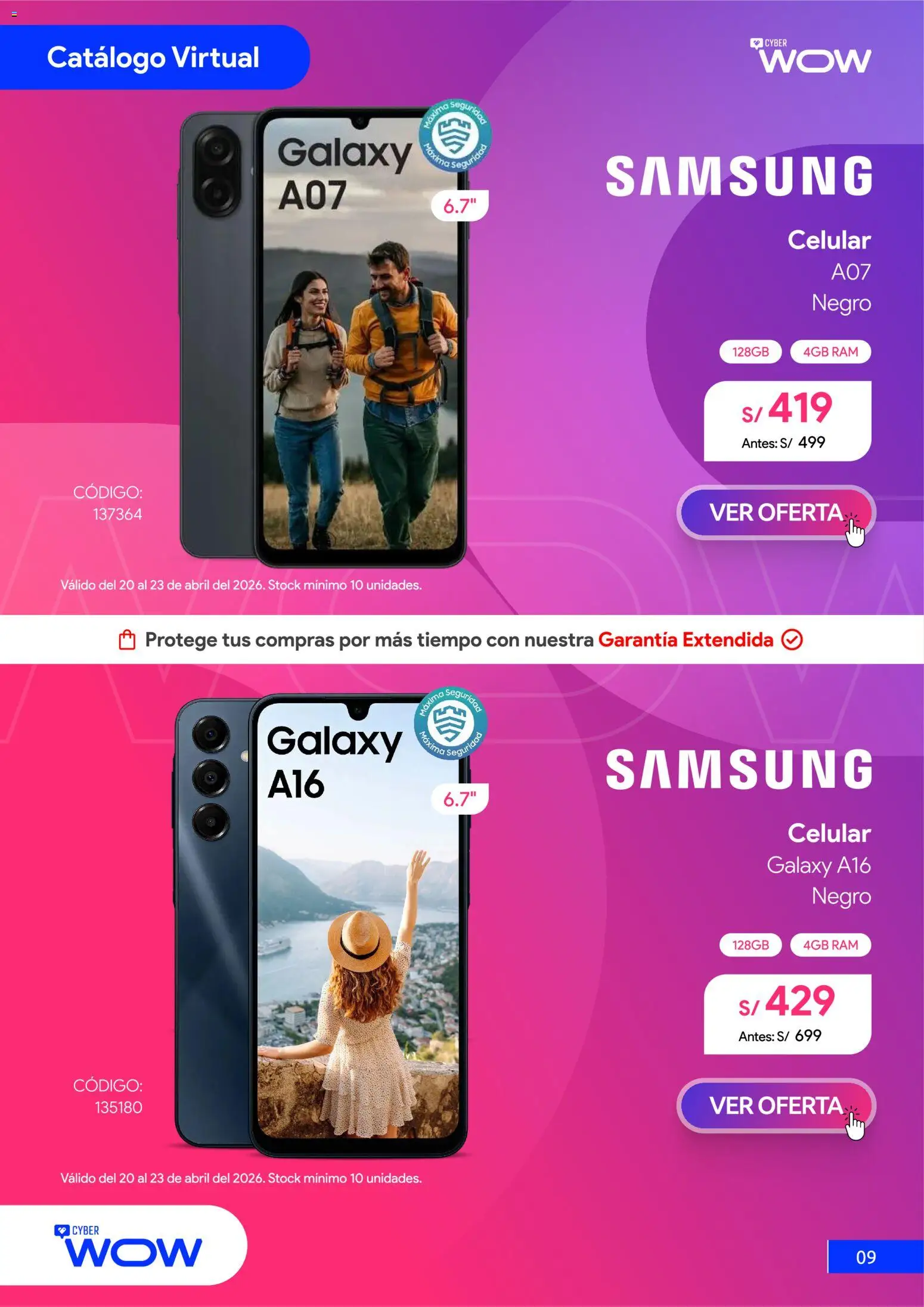 Catálogo Hiraoka válido desde 20.04.2026 | Página: 10 | Productos: Celular