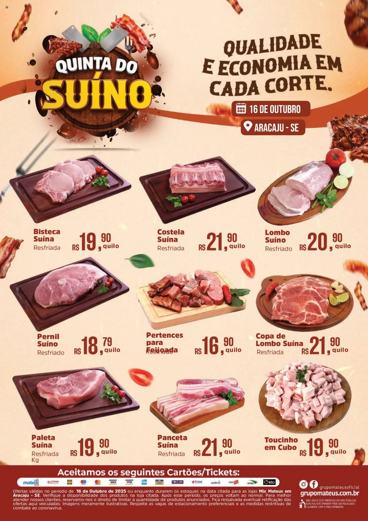 Mateus Folheto - válido de 16.10.2025 | Página: 1 | Produtos: Lombo, Pernil, Copa