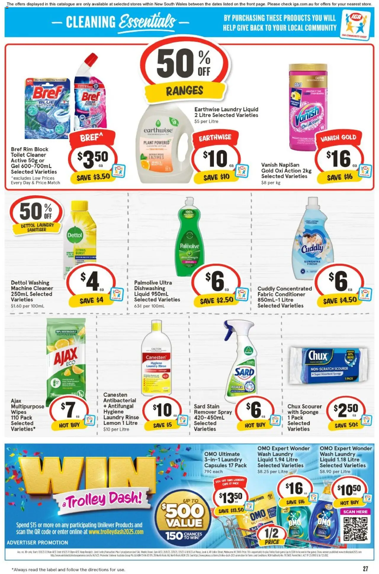 IGA catalogue - valid from 20.08.2025 | Page: 23 | Products: Cleaner, Plant, Lemon, Multipurpose