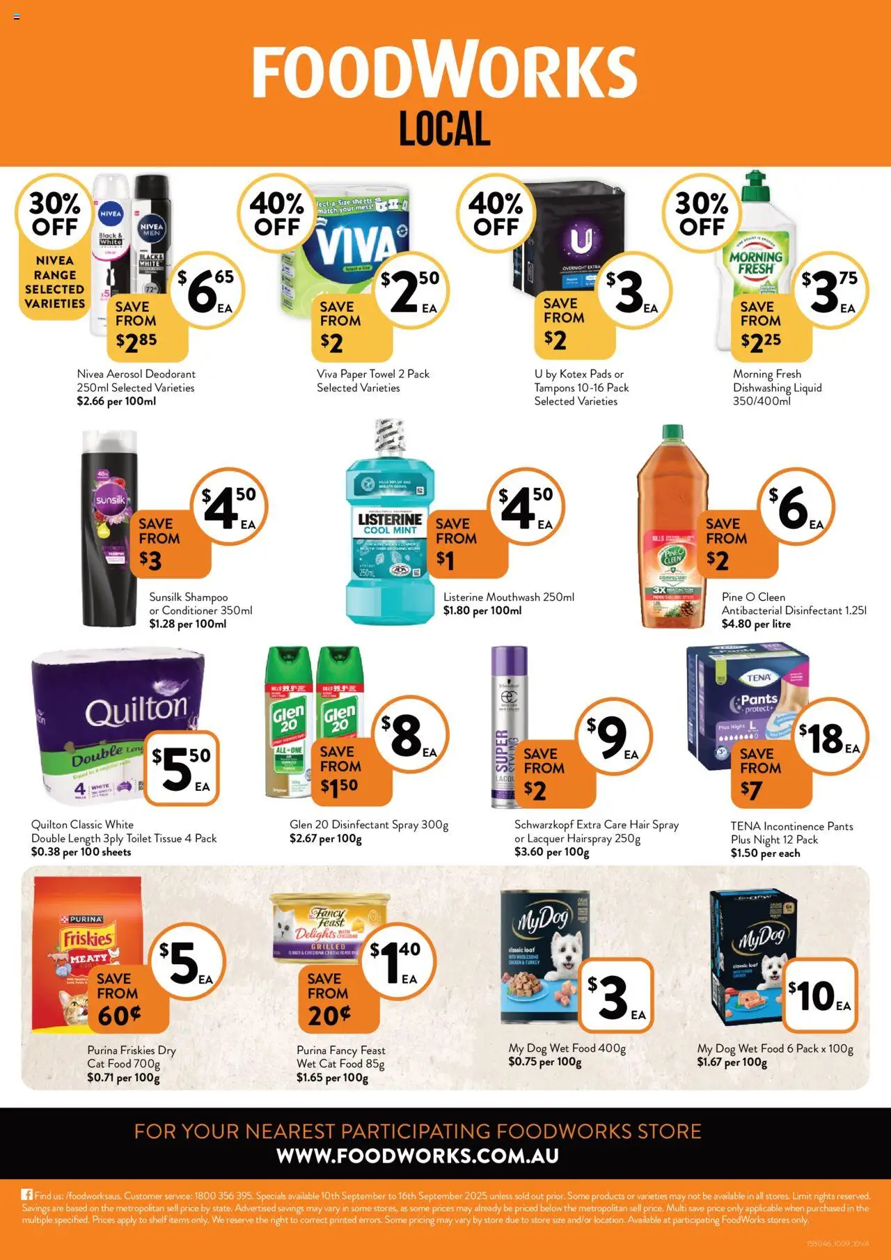 Foodworks catalogue - valid from 10.09.2025 | Page: 10 | Products: Shelf, Cheese, Chicken, Pants