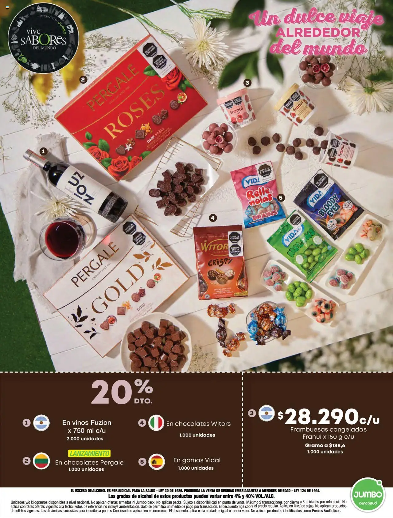 Jumbo revista - valida desde el 14.08.2025 | Página: 12 | Productos: Gomas, Sobre, Chocolates, Tintura