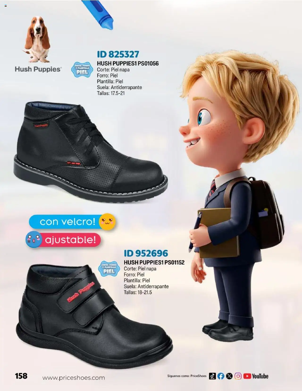 Nuevas ofertas de Price Shoes válidas en toda la República Mexicana desde el 23.04.2025. ¡Encuentra las mejores ofertas en Price Shoes catálogo Kids! | Página: 158