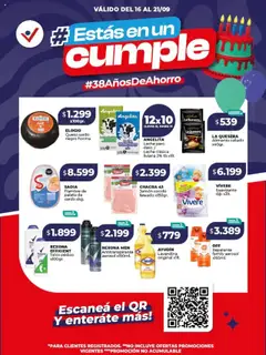 Vital - EstásEnUnCumple | Ofertas destacadas - Abasto │ válido desde el 16.09.2025 | Página: 2 | Productos: Repelente, Lavandina, Jamón cocido, Leche