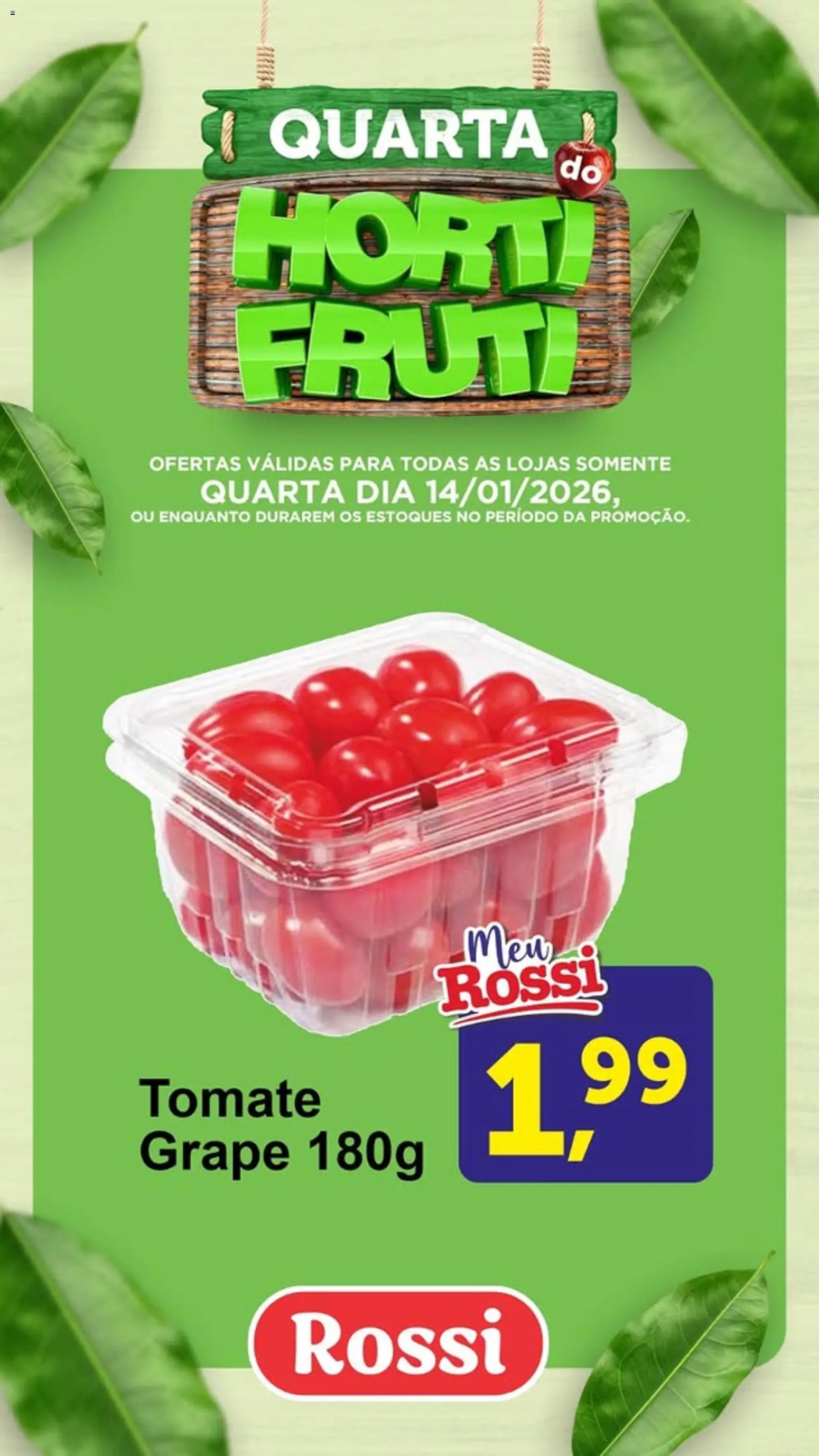 Rossi Supermercados Folheto - válido de 14.01.2026 | Página: 1