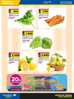 Vista previa Carrefour - Frutas y Verduras válido desde el 20.04.2026