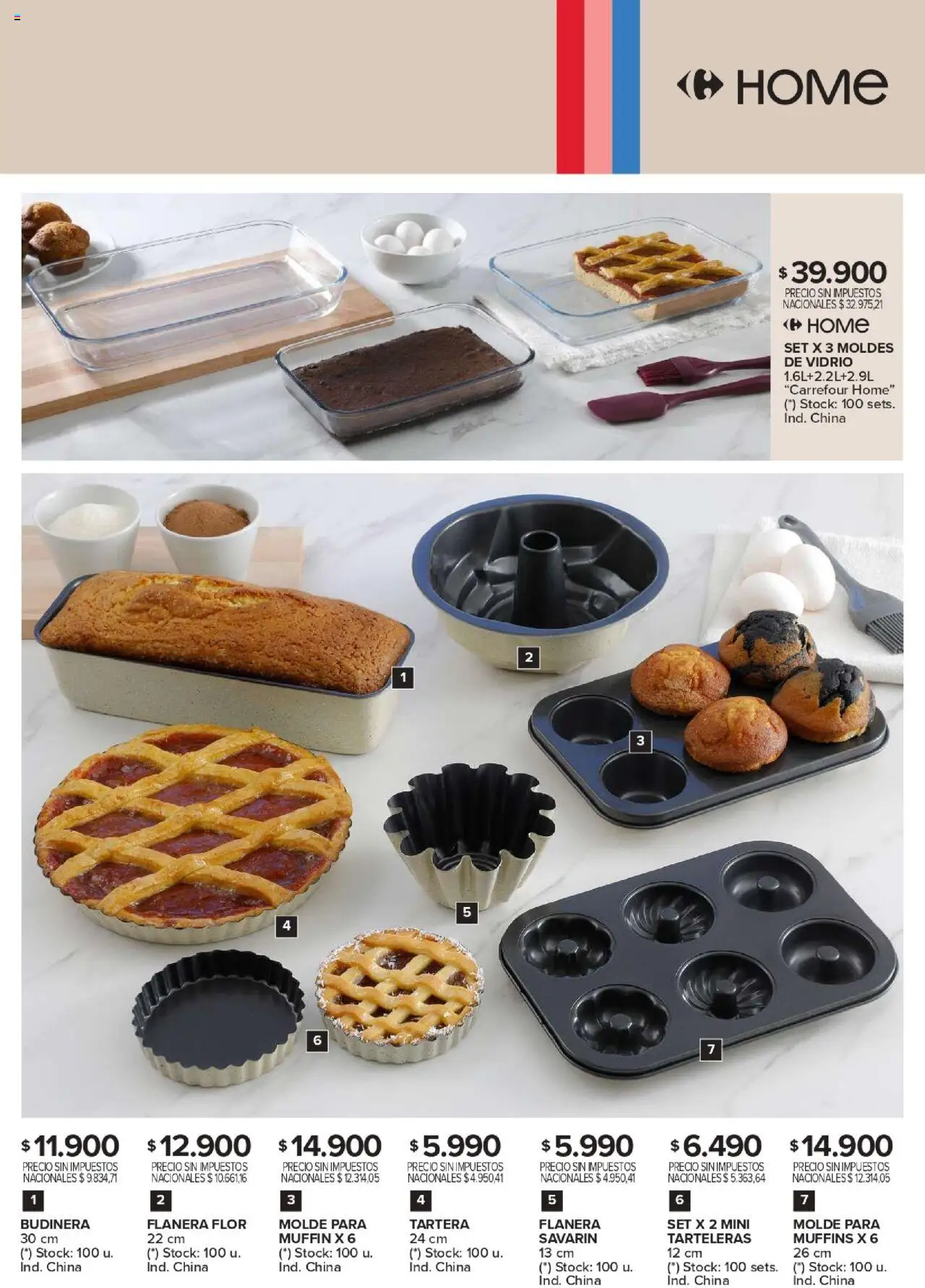 Carrefour Deco Hogar │ válido desde el 13.05.2025 | Página: 11 | Productos: Budinera, Flanera, Molde