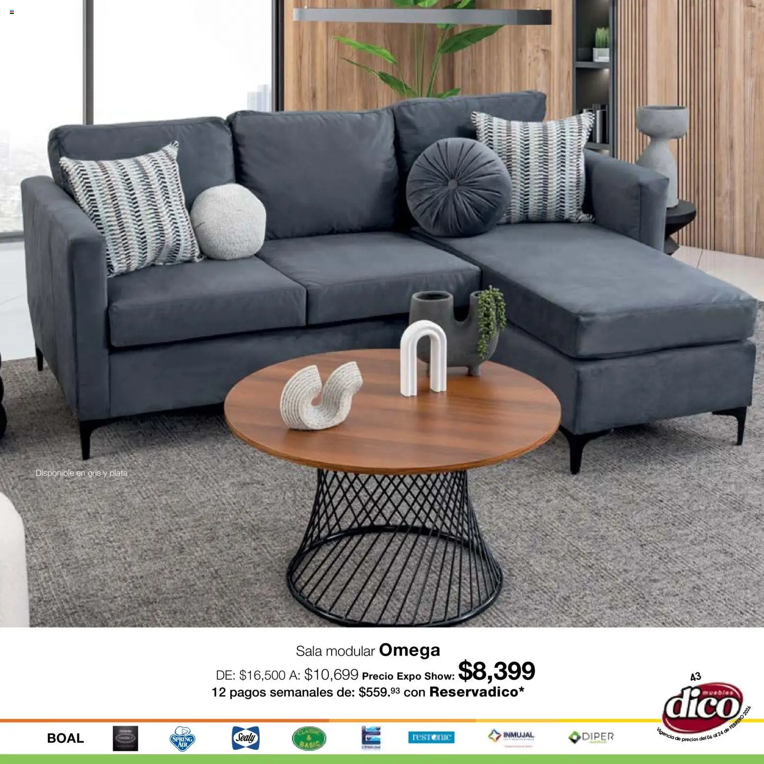 Nuevas ofertas de Muebles Dico válidas en toda la República Mexicana desde el 06.02.2026. ¡Encuentra las mejores ofertas en Muebles Dico catálogo Expo Show! | Página: 43