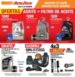 Vista previa de AutoZone - Catálogo, nuevo folleto de la tienda, válido en México a partir del 03.08.2025