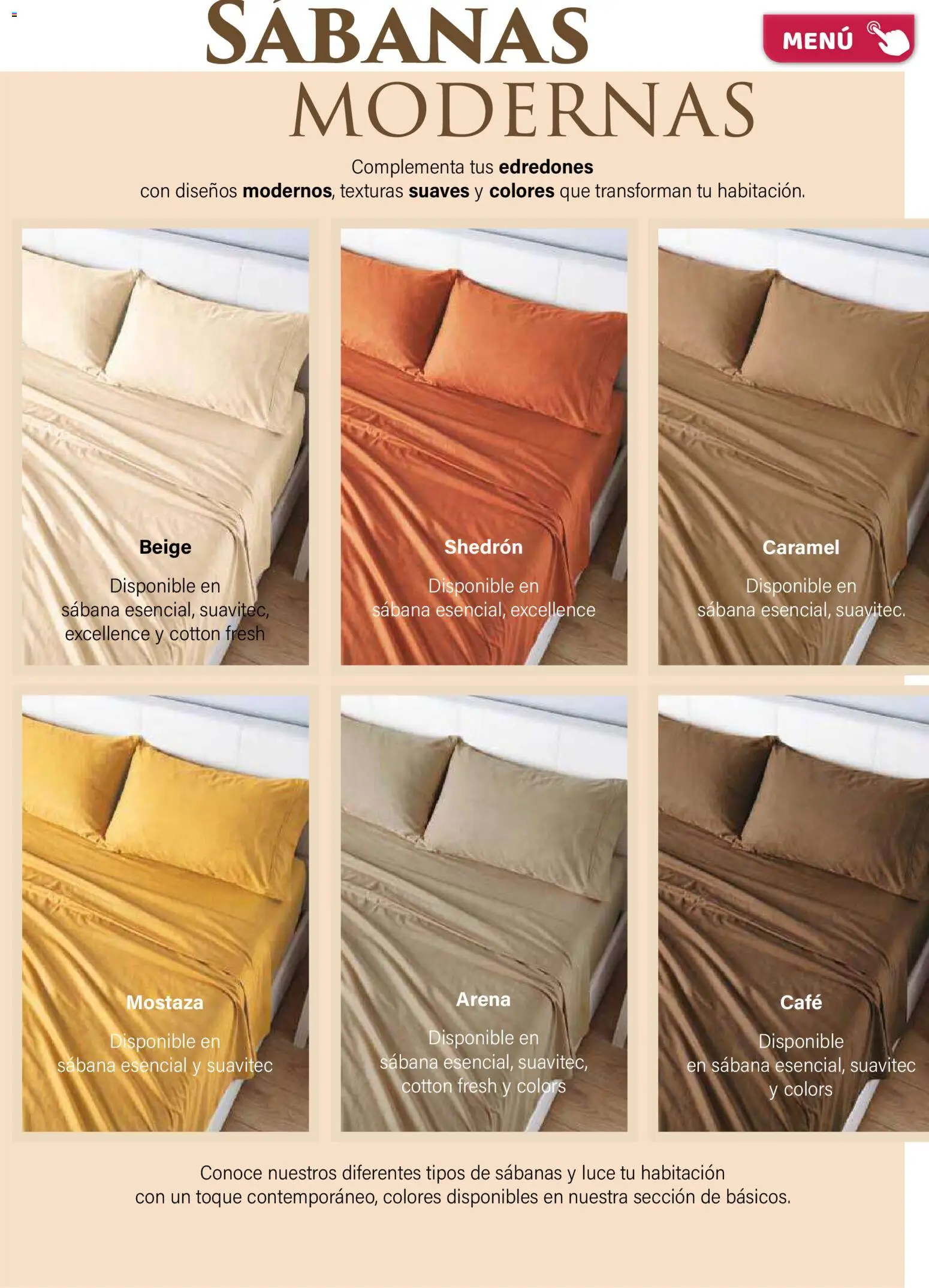 Nuevas ofertas de Colchas Concord válidas en toda la República Mexicana desde el 01.02.2026. ¡Encuentra las mejores ofertas en Colchas Concord catálogo! | Página: 34 | Productos: Mostaza, Café, Sabanas