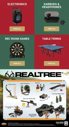 Preview of Dunham's Sports weekly ads valid from 06.11.2025 | Page: 34 | Products: Table, Shotgun, Headphones, Archery