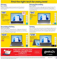 Preview of Officeworks  Catalogue  - valid from 01.10.2025 | Page: 3 | Products: Battery, Light, Pc, Laptop