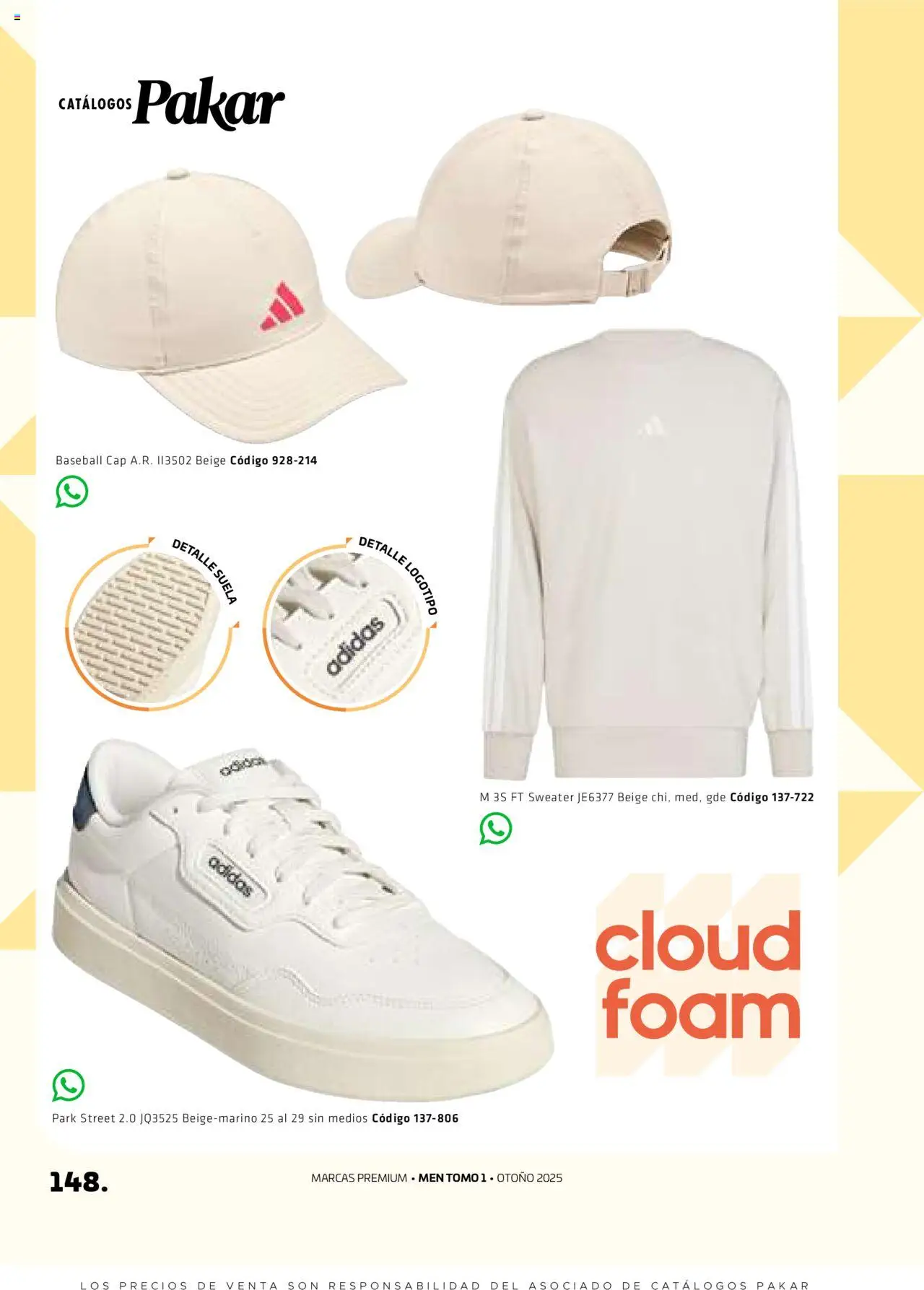 Nuevas ofertas de SC Pakar válidas en toda la República Mexicana desde el 29.08.2025. ¡Encuentra las mejores ofertas en SC Pakar - Catálogo Otoño Men Tomo 1! | Página: 148