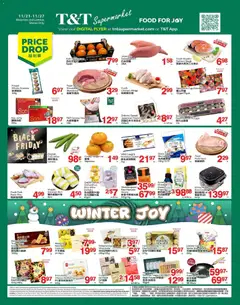 Preview of T&T Supermarket weekly flyer / circulaire from shop T&T Supermarket valid from 21.11.2025