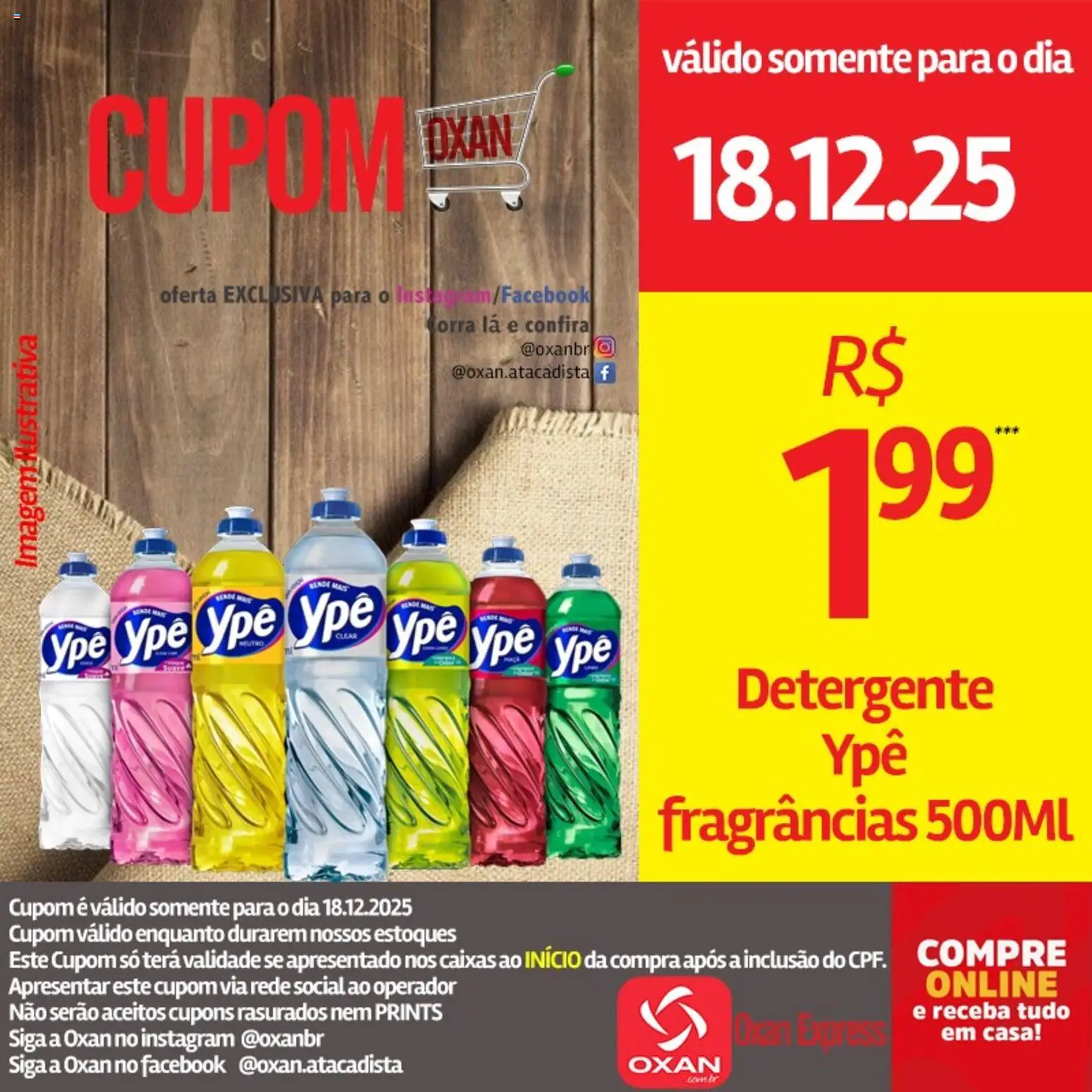 Oxan Atacadista Folheto - válido de 18.12.2025 | Página: 19 | Produtos: Detergente