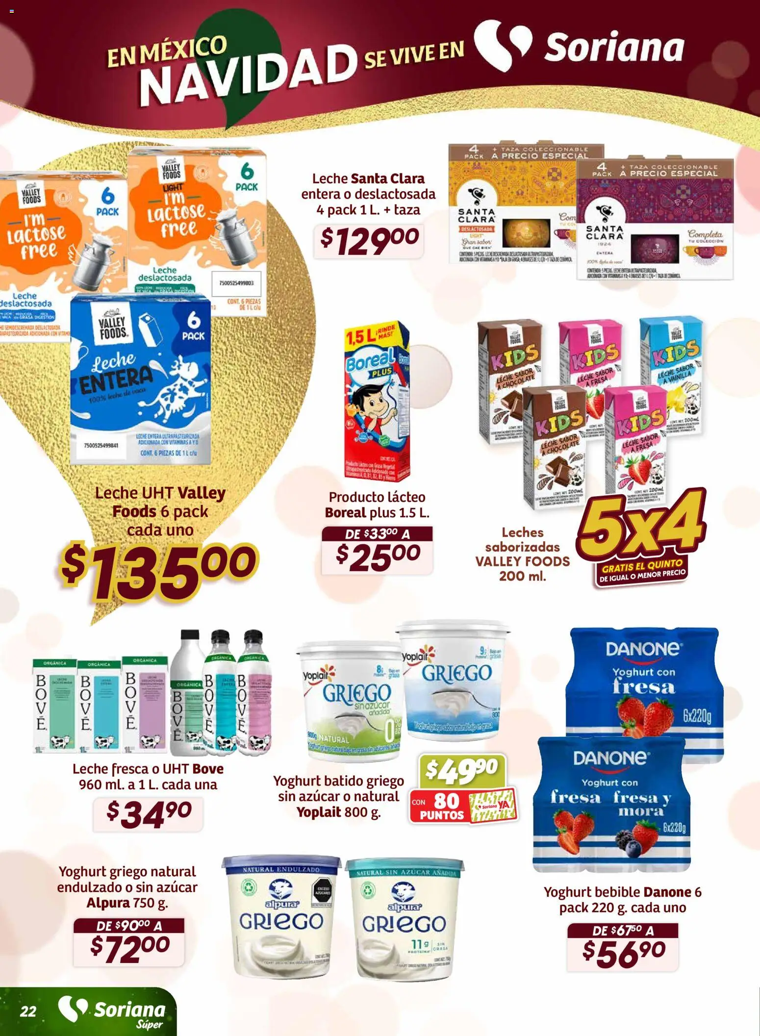 Nuevas ofertas de Soriana válidas en toda la República Mexicana desde el 27.11.2025. ¡Encuentra las mejores ofertas en Soriana - Preciazazaso Súper: BCS, Jal, Nay, Sin, Son! | Página: 23 | Productos: Fresa, Azúcar, Leche, Chocolate