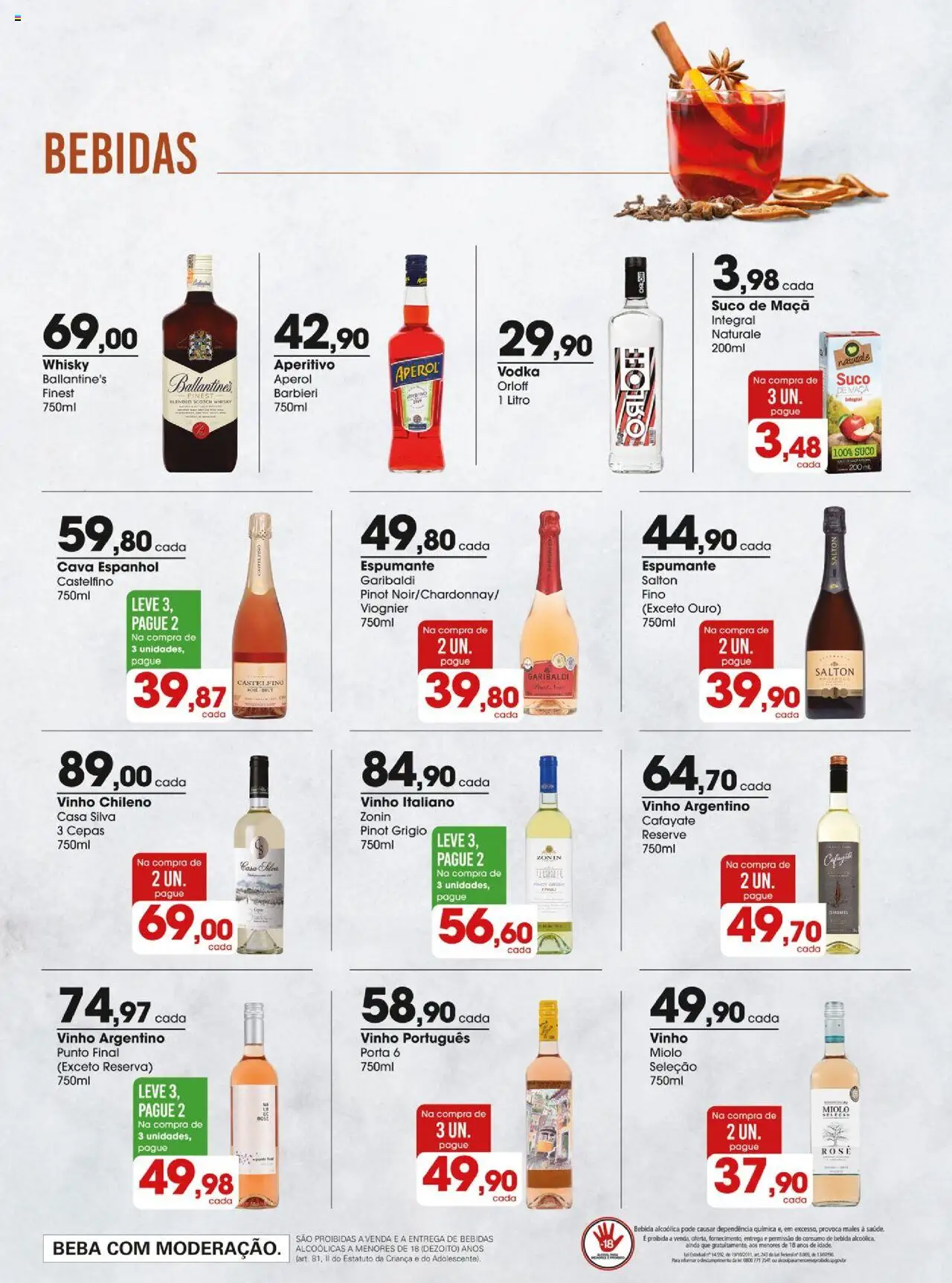 Zaffari Folheto - válido de 09.09.2025 | Página: 14 | Produtos: Espumante, Porta, Vodka, Bebida