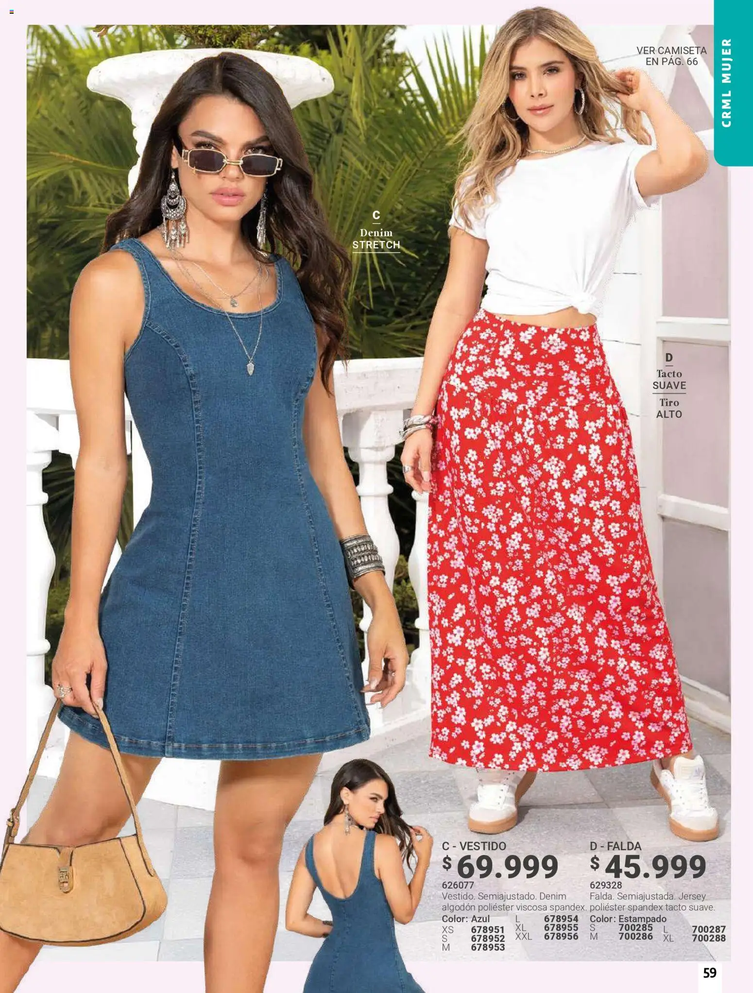 Carmel revista - valida desde el 01.05.2026 | Página: 59 | Productos: Algodón, Falda, Camiseta, Vestido