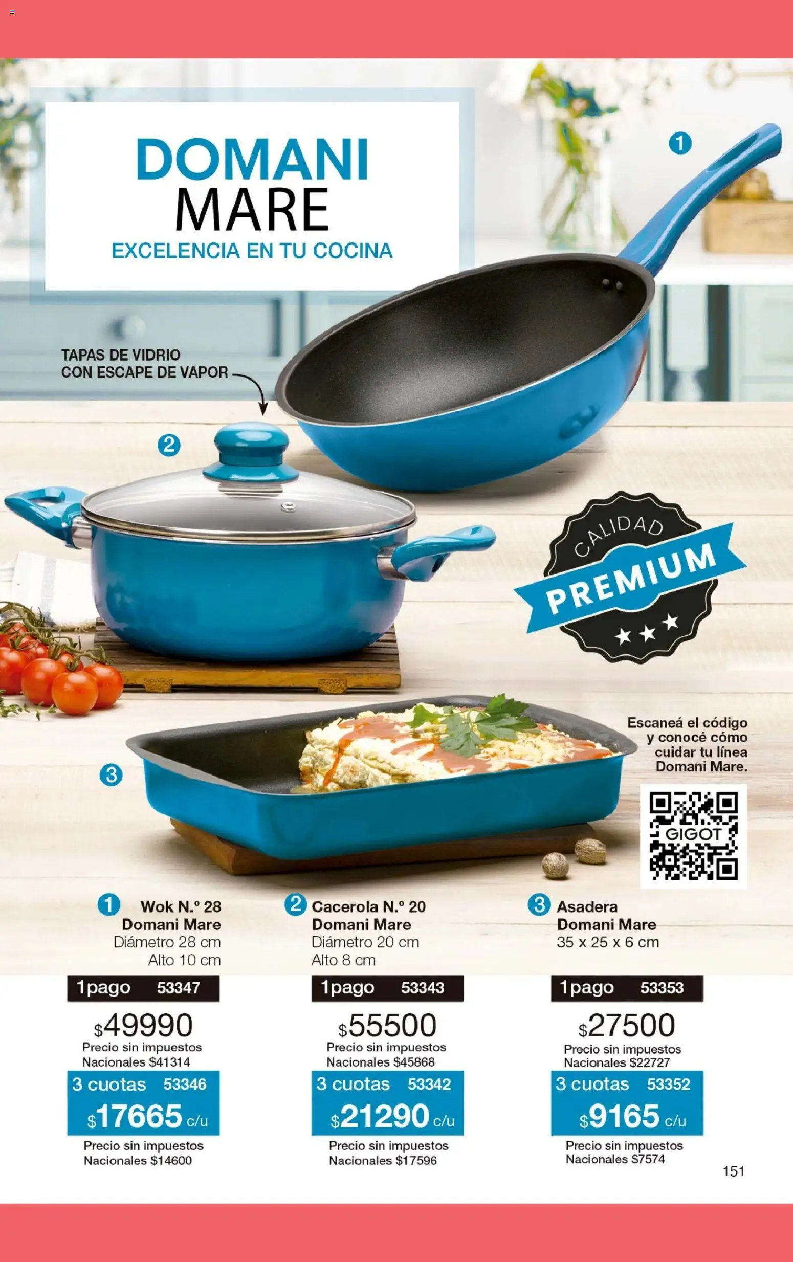 Gigot - CAMPAÑA 07 │ válido desde el 01.04.2026 | Página: 157 | Productos: Cocina, Asadera, Wok