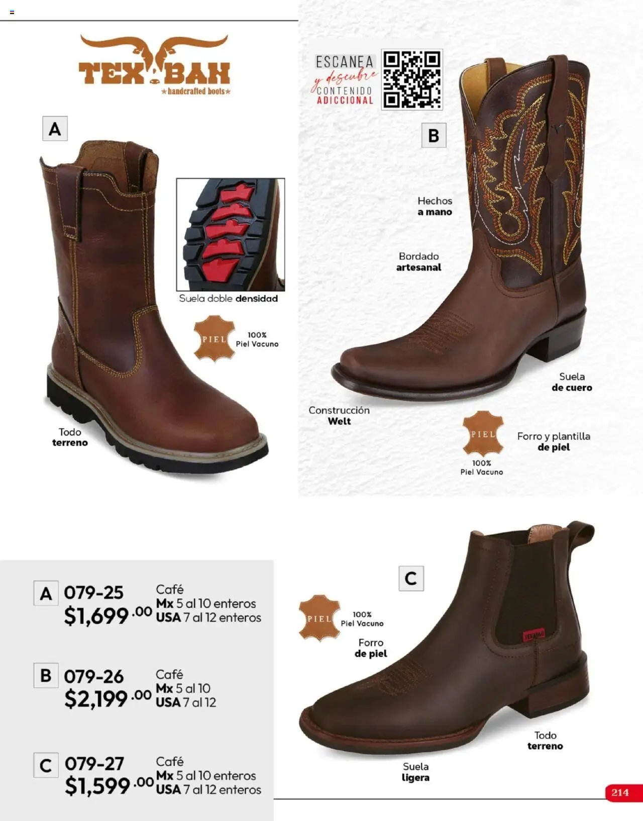 Nuevas ofertas de Cklass válidas en toda la República Mexicana desde el 16.09.2025. ¡Encuentra las mejores ofertas en Cklass - Catálogo Invierno Calzado! | Página: 215 | Productos: Café