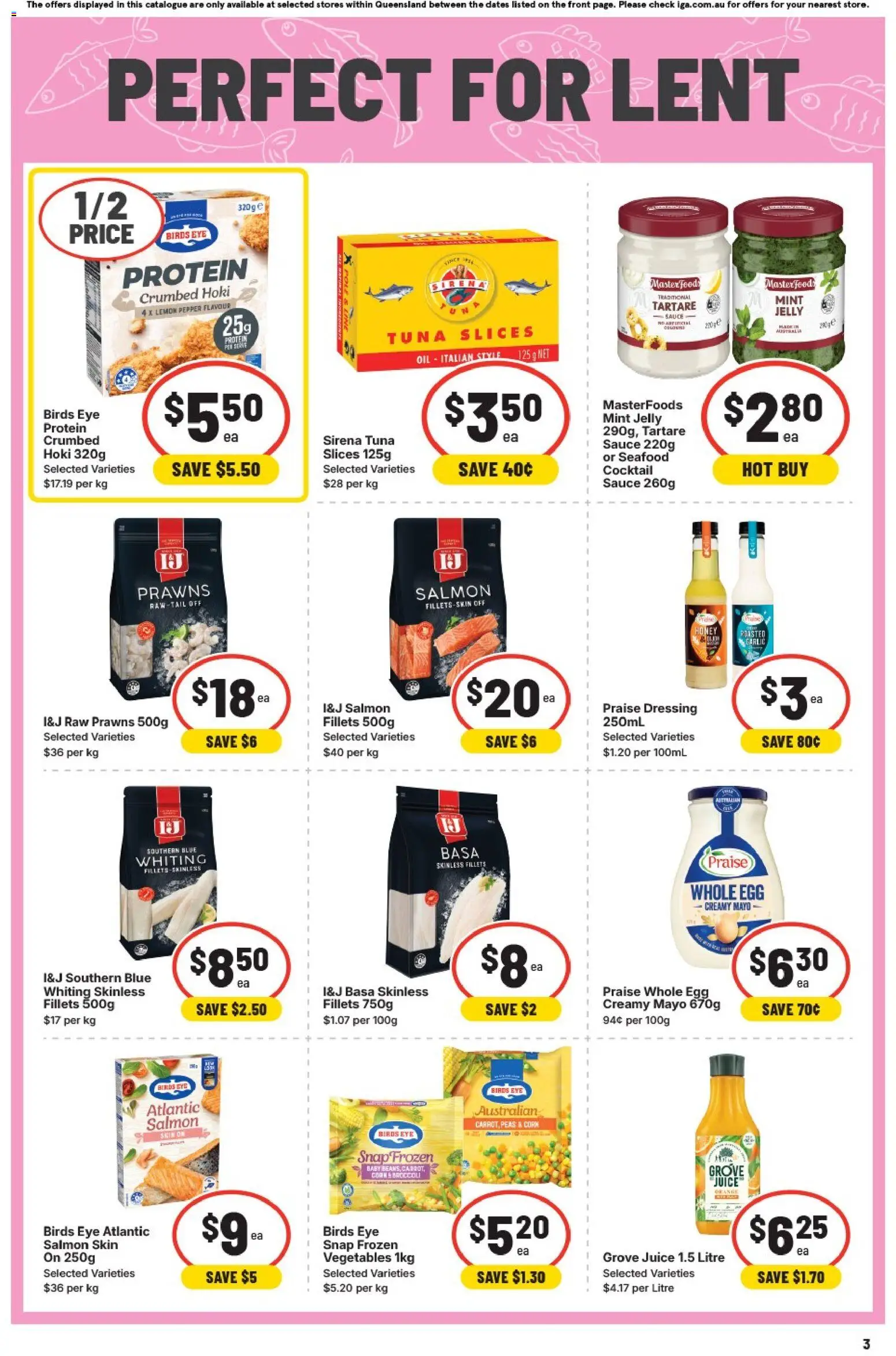 IGA catalogue - valid from 25.02.2026 | Page: 8 | Products: Pepper, Seafood, Lemon, Tuna