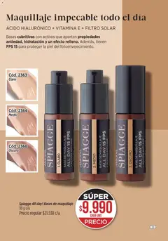 Vista previa modil - Campaña 7 válido desde el 20.03.2026 | Página: 29 | Productos: Base de maquillaje, Maquillaje