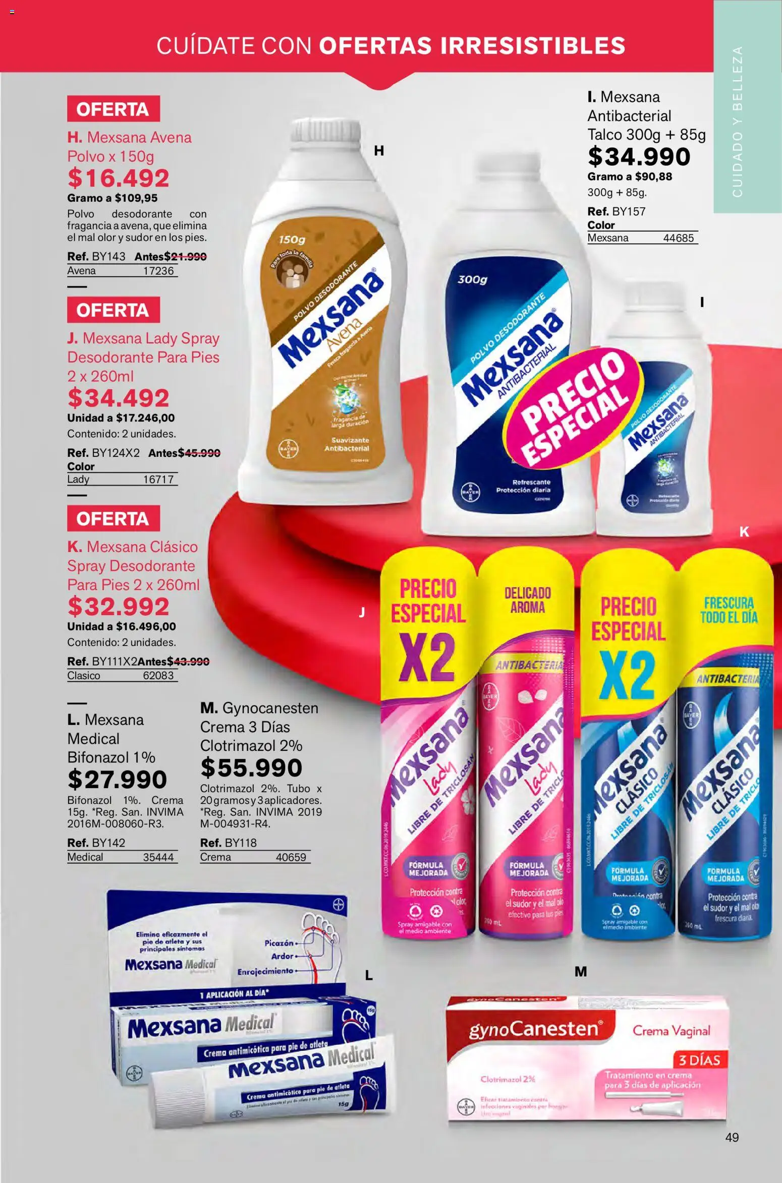 Leonisa revista - valida desde el 02.01.2026 | Página: 49 | Productos: Avena, Suavizante, Fragancia, Polvo