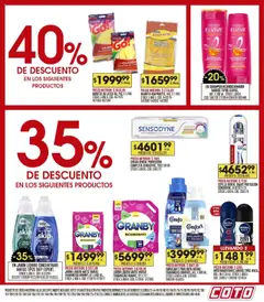 Coto ofertas │ válido desde el 15.09.2025 | Página: 19 | Productos: Cepillo, Shampoo, Acondicionador, Suavizante