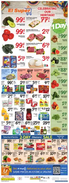 Preview of El Super weekly ads valid from 10.09.2025