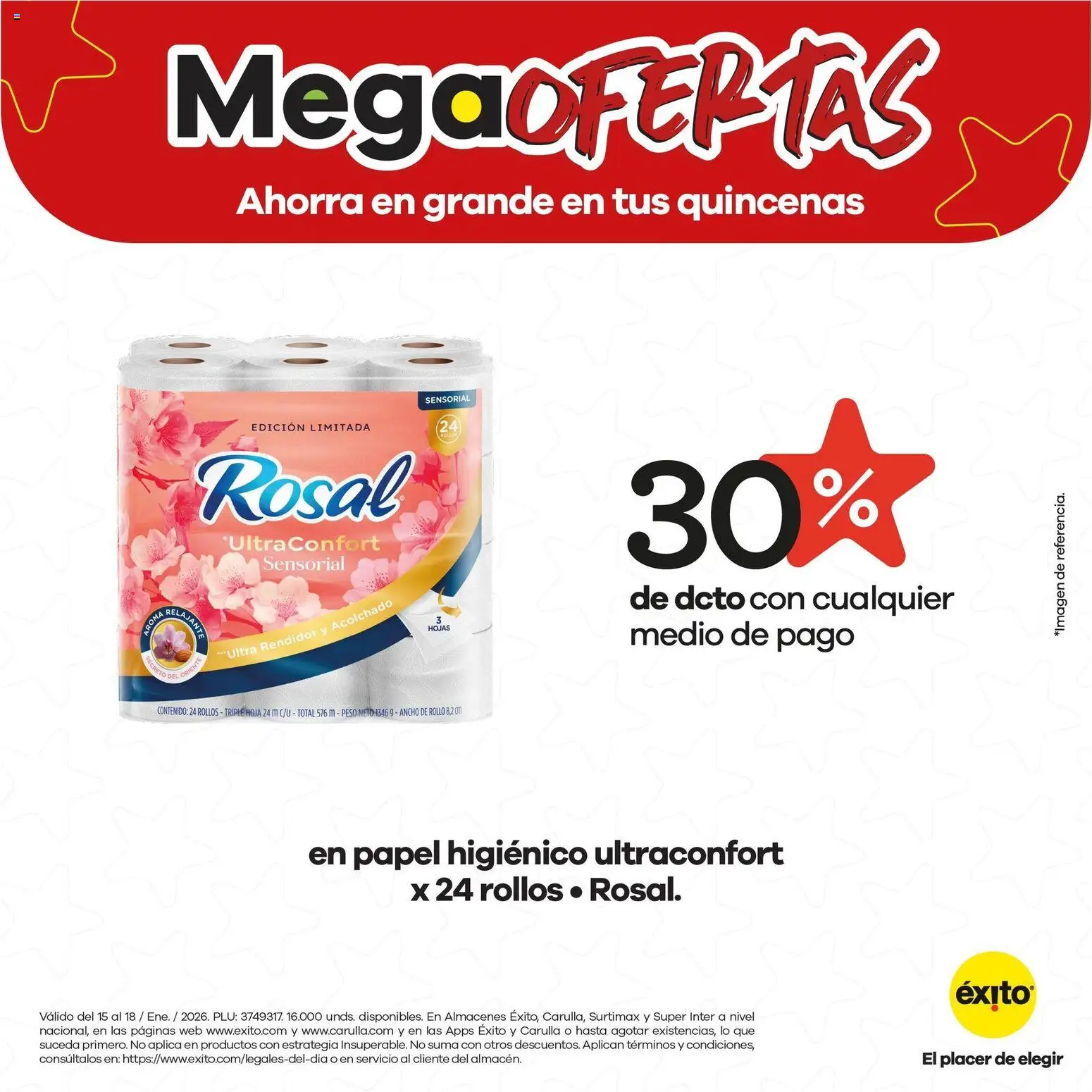 Éxito revista - valida desde el 15.01.2026 | Página: 4 | Productos: Peso, Papel higiénico