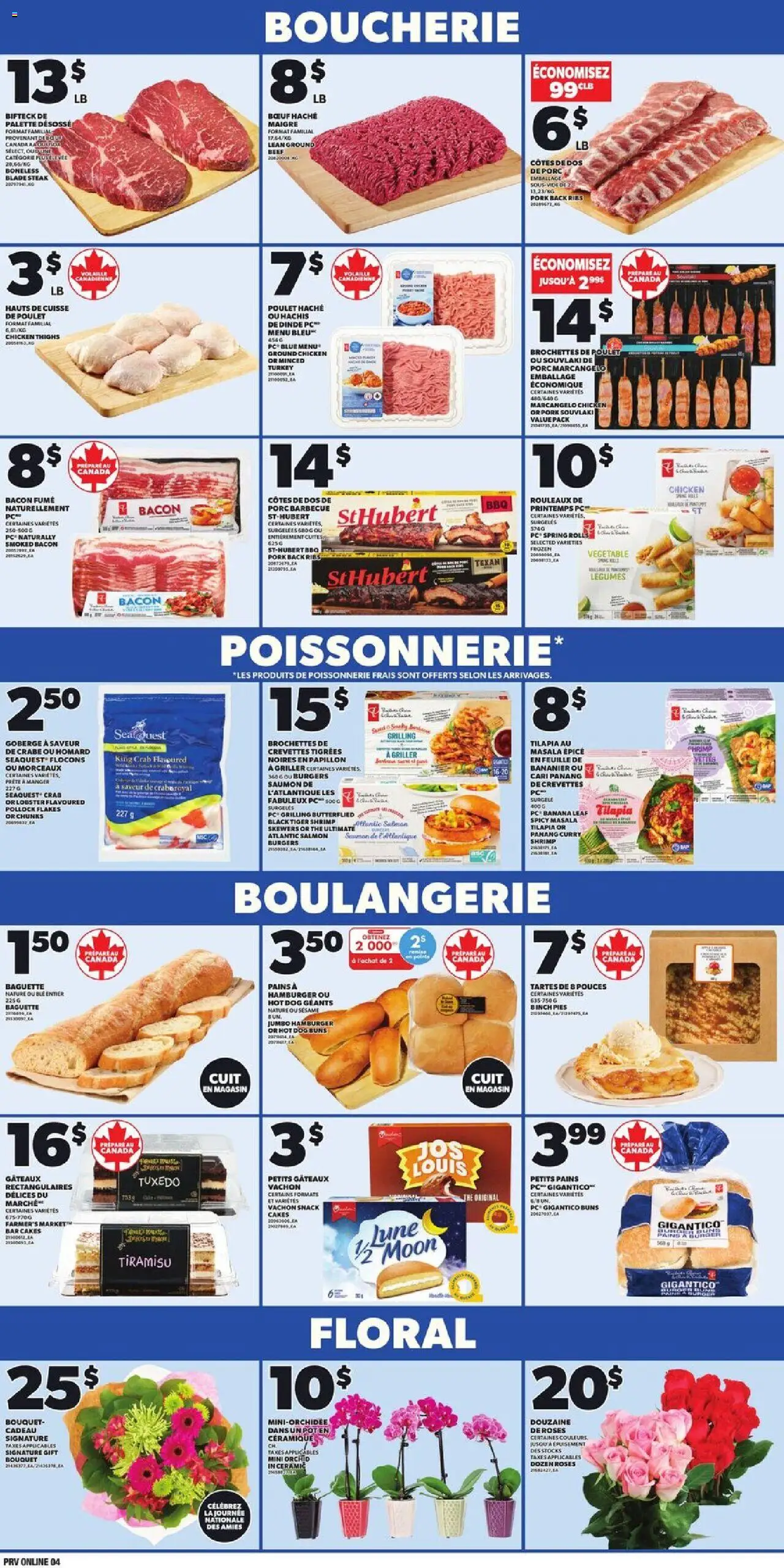 Provigo flyer valid from 31.07.2025 | Page: 5 | Products: Beef, Flakes, Turkey, Chicken