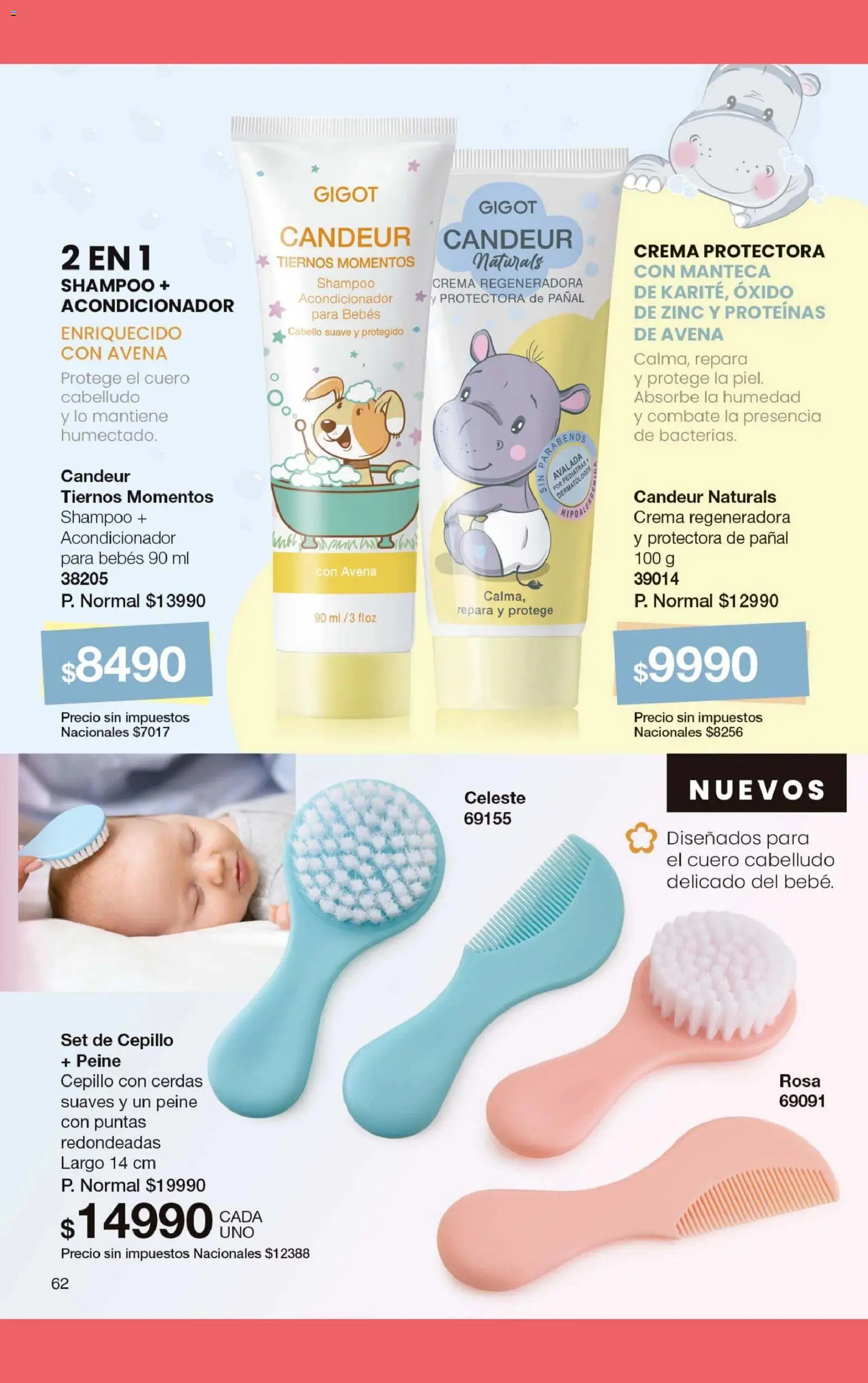 Gigot - CAMPAÑA 07 │ válido desde el 01.04.2026 | Página: 84 | Productos: Peine, Acondicionador, Manteca, Crema