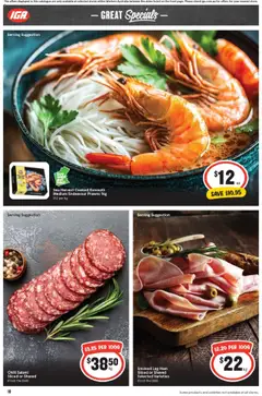 IGA catalogue - valid from 13.08.2025 | Page: 11 | Products: Salami, Ham, Prawns, Chilli