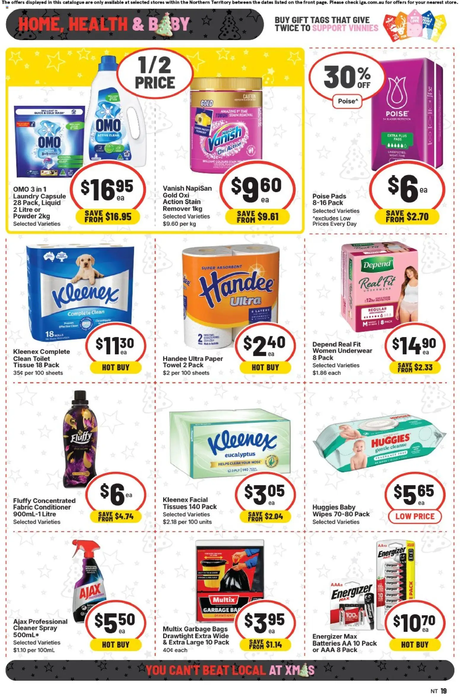 IGA catalogue - valid from 26.11.2025 | Page: 15 | Products: Fragrance, Cleaner, Underwear, Batteries