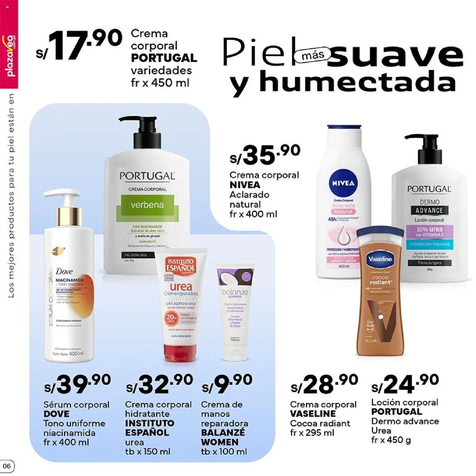 Catálogo Plaza Vea válido desde 02.03.2026 | Página: 6 | Productos: Aceite, Crema