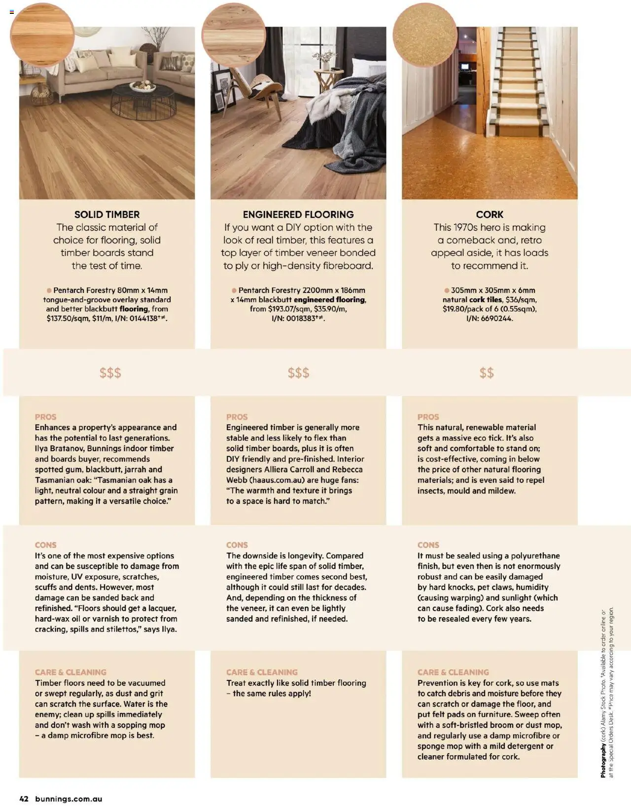 Bunnings Warehouse catalogue - valid from 01.07.2025 | Page: 42 | Products: Mop, Cleaner, Sponge, Flooring