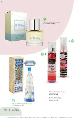 Nuevas ofertas de SC Pakar válidas en toda la República Mexicana desde el 24.07.2025. ¡Encuentra las mejores ofertas en SC Pakar Catálogo Ropa y Accesorios! | Página: 194 | Productos: Body, Perfume