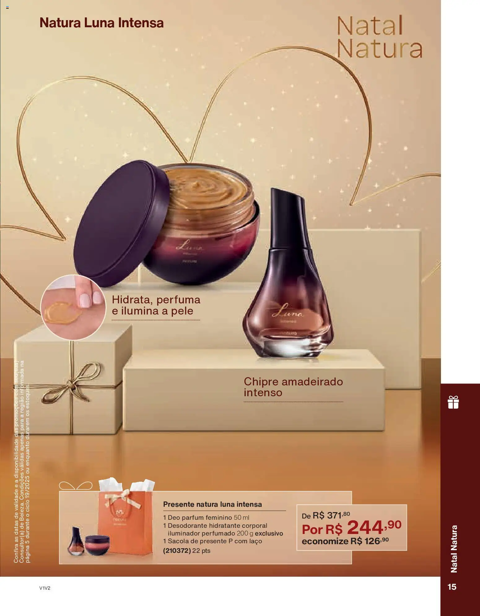 Natura Folheto - válido de 26.11.2025 | Página: 15 | Produtos: Hidratante corporal, Desodorante, Iluminador