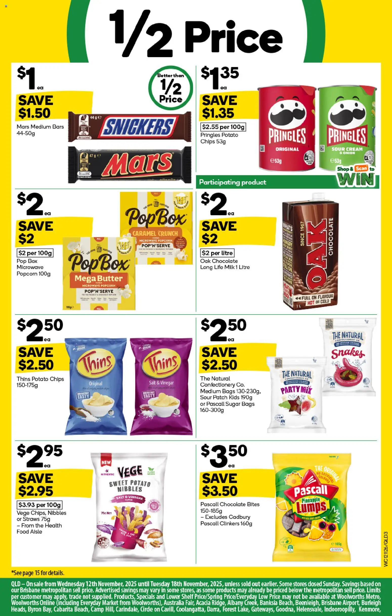 Woolworths catalogue - valid from 12.11.2025 | Page: 3 | Products: Butter, Sour cream, Salt, Vinegar