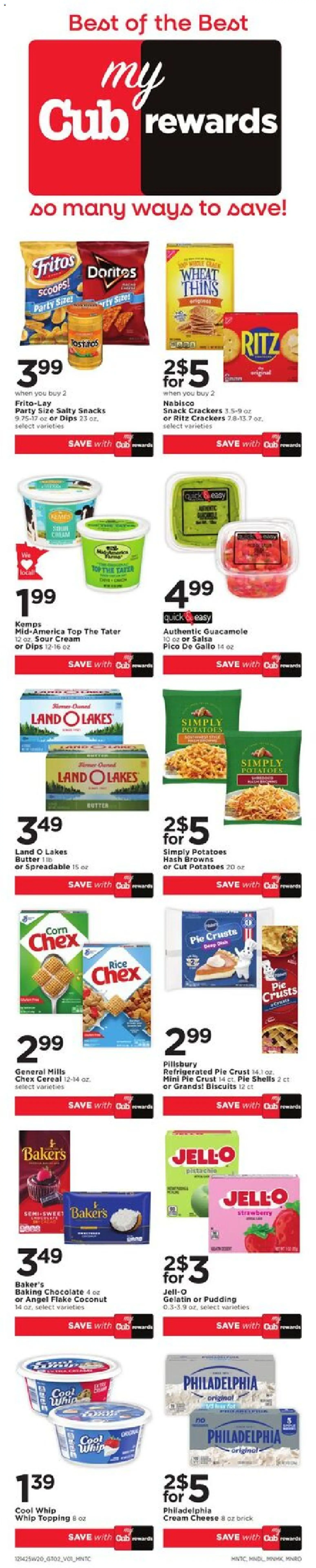 Cub Foods Weekly Ad - valid from 14.12.2025 | Page: 7 | Products: Chocolate, Sour cream, Cream, Potatoes